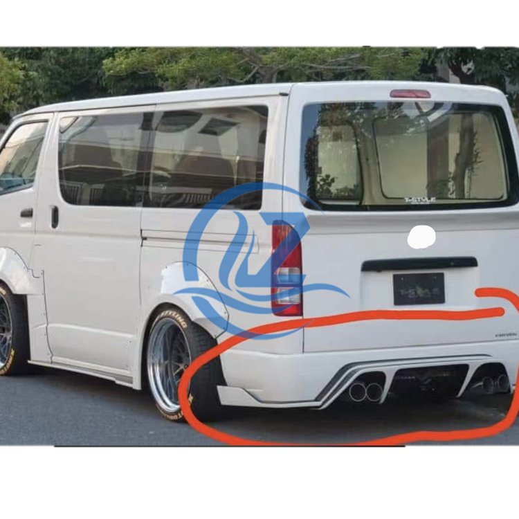2005-2018 Hiace Bus Parts New Design Rear Bumper 1695 Narrow Body Hiace